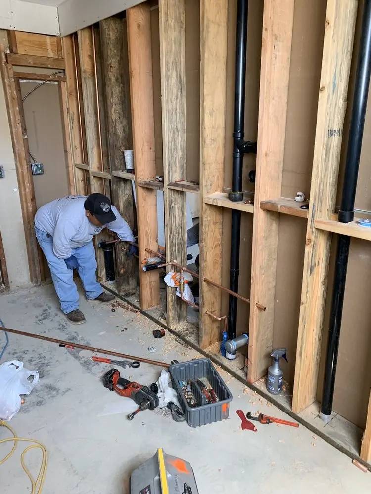 Commercial rough-in plumbing for Commercial Plumbing in Ludington